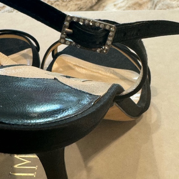 Jimmy Choo Black Satin Heels - Picture 6 of 6